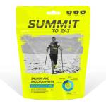 Summit to Eat Сьомга с паста и броколи