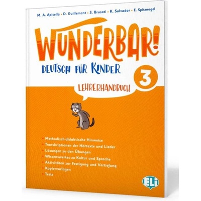 Wunderbar! 3 - Lehrerhandbuch + 2 Audio-CD - Apicella M. A., Guillemant D.