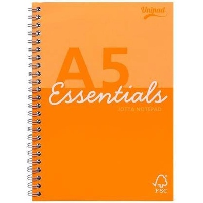 Pukka Pad Špirálový zošit A5 linajkový Unipad Essentials Jotta mix