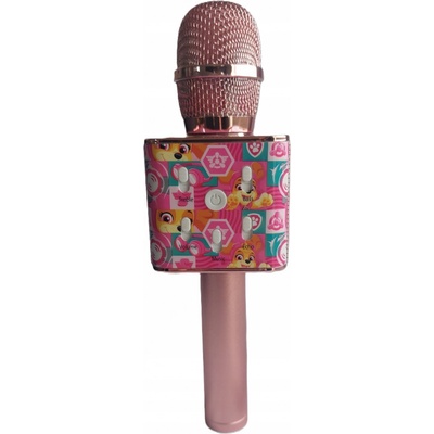 Karaoke mikrofon Nickelodeon bezdrátový růžový Tlapková patrola
