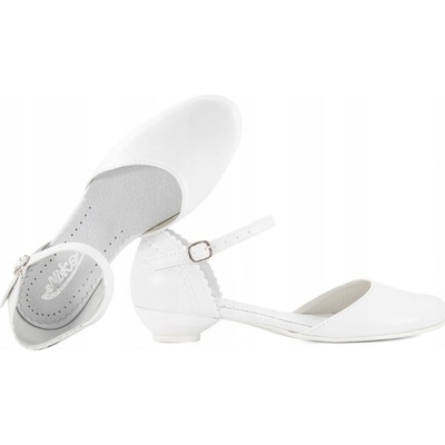 Miko 700 balerínky k prvnímu svatému přijímání dívčí lodičky bílé