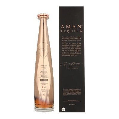 Aman Tequila Anejo El Profesor 100% de Agave 40% 0,7 l (kartón)