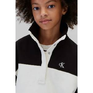 Calvin Klein суичър за деца с памук (LVCKFJB13G.9BY2)