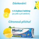 Maalox bez cukru s príchuťou citróna tbl.mnd. 40 x 400 mg/400 mg