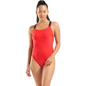 arena elastic solid swimsuit red s - uk32
