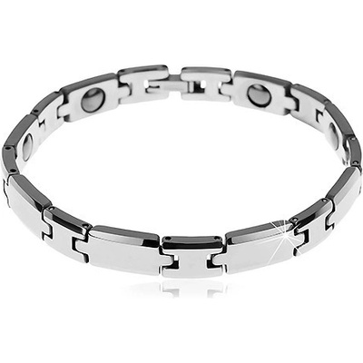 Šperky Eshop z wolframu magnetický seříznuté obdélníky Q7.17