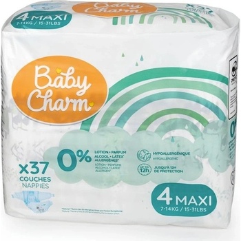 Baby Charm Super Dry Flex 4 Maxi 9-14 kg 37 ks