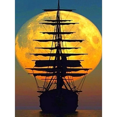 Gaira® Malovanie podľa čísel Plachetnica M4108