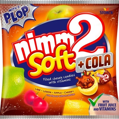 nimm2 Soft fruit+cola bonbóny 90 g