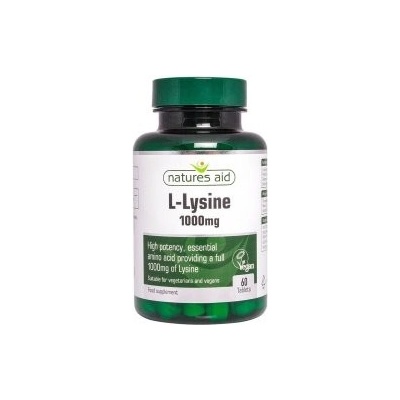 Natures Aid Ltd. L-Lysín 1000 mg 60 tabliet