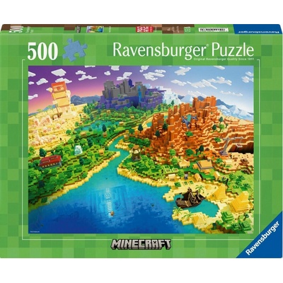 Ravensburger Minecraft 500 dílků – Sleviste.cz