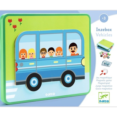 DJECO Inzebox Vehicles Magnetická Auta DJ03074 – Zbozi.Blesk.cz
