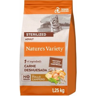 Nature´s variety select. cat steril. s kurecim 1,25 kg