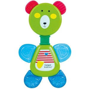 Canpol Бебешка водна чесалка с дрънкалка Canpol - Bear, зелена (56/139_gre)