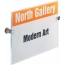 Durable Informačná tabuľka Crystal Sign 148 x 105 mm