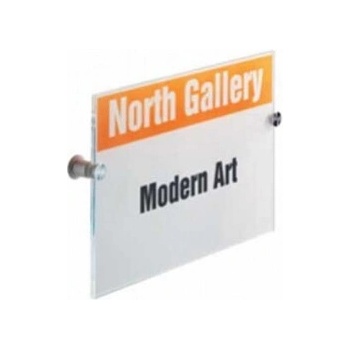 Durable Informačná tabuľka Crystal Sign 148 x 105 mm