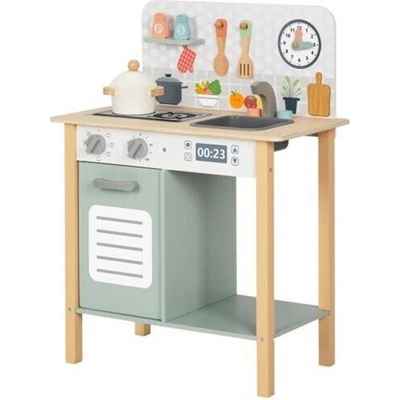 Hi Pando Игрален комплект Hi Pando - Дървена кухня с аксесоари (112533)