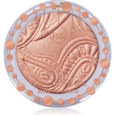 J. Cat Beauty You Glow Girl печен хайлайтър цвят 107 Moon and Back 8.5 гр
