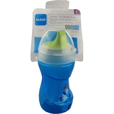 MAM Hrnek na učení Fun to drink cup oušk.8+m 270 ml