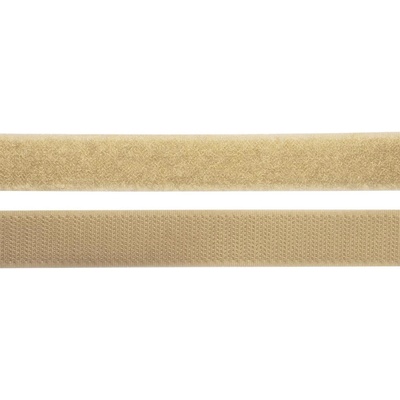 Pro Háčkování Suchý zip, 20 mm, komplet nugátová