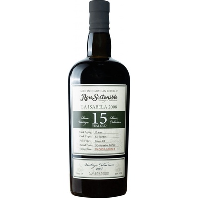 Ron Sostenible 15y La Isabela 46% 0,7 l (čistá fľaša)