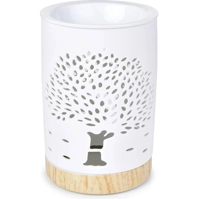 Veyra Keramická aroma lampa 14,5 cm strom biela