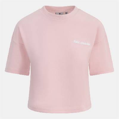 Детска тениска Rose London Authentic T-shirt Junior Girls - Pink