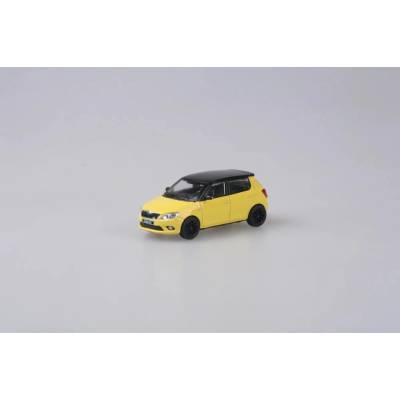 Škoda Fabia II FL RS (2010) Žlutá Sprint 1:43 Abrex