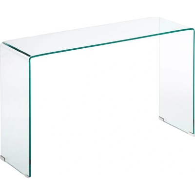 Kave Home Burano toaletní stolek 125 x 40 cm skleněný