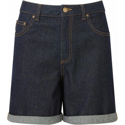 Wombat dámske džínsové šortky čierny denim