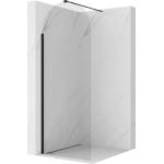 Mexen Kioto-Q Душ стена Walk-in 90 x 200 см, прозрачно 8 мм, черно - 800-090-101-70-00-Q (800-090-101-70-00-Q)
