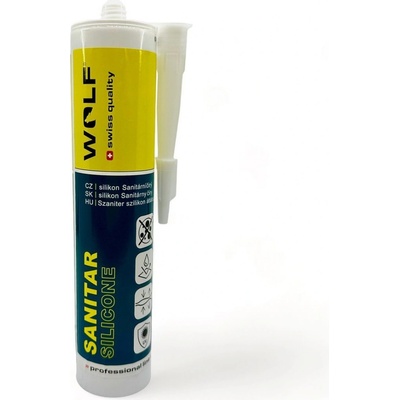 Wolf swiss quality Sanitární silikon 290 ml transparentní
