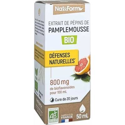 Nat&Form Екстракт от семена на грейпфрут, 50 ml, Nat&Form (009935 (PAM_800B))