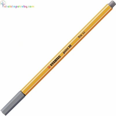 Stabilo point 88 tmavošedá