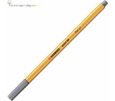 Stabilo point 88 tmavošedá