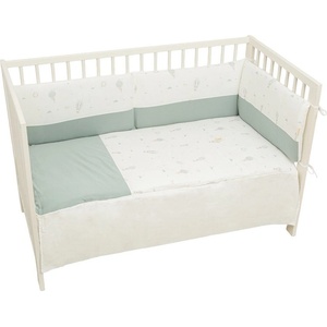 Bimbidreams Комплект за бебешка кошара Bimbidreams - Blue Sky, завивка и обиколник (8435629216440)