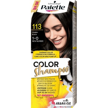 Schwarzkopf Palette Color Shampoo 113 čierna