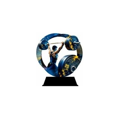 Poháry Bauer Kovová trofej SAM02M32 | Vzpírání