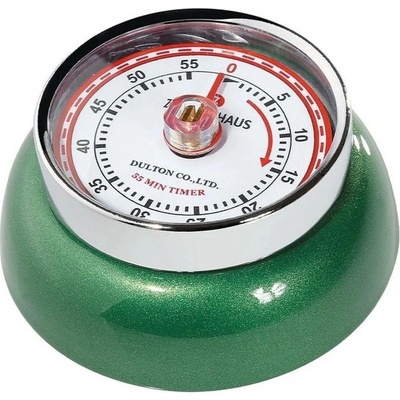 Kuchyňská magnetická minutka Speed, metalicky zelená - Zassenhaus