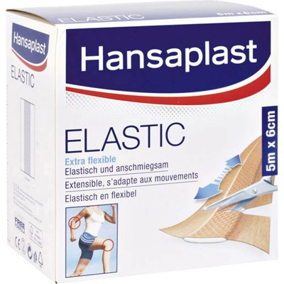 Hansaplast 1009242 Omietka Hansaplast ELASTIC (d x š) 5 m x 6 cm