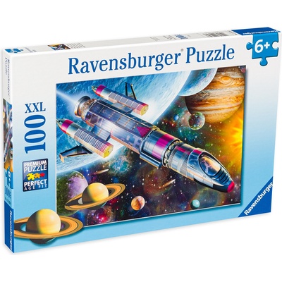 Ravensburger Пъзел Ravensburger от 100 XXL части - Мисия в космоса (12939)