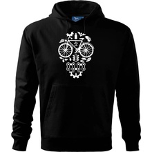 Bike lebka mikina s kapucňou Hooded sweater čierna