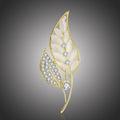 Éternelle Exkluzivní brož s opály a zirkony Ellie B7032-BR06858C Zlatá