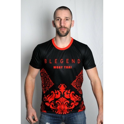Muay Thai tričko Blegend Shan, čierne
