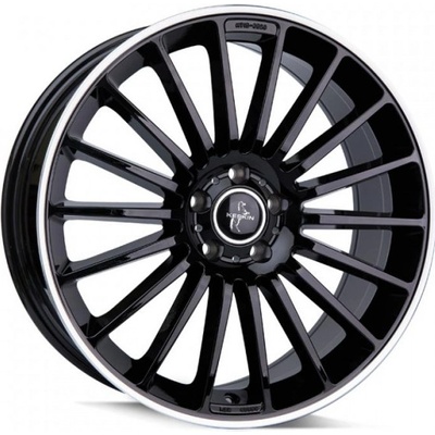 Keskin KT15 7x17 5x108 ET48 black lip polished