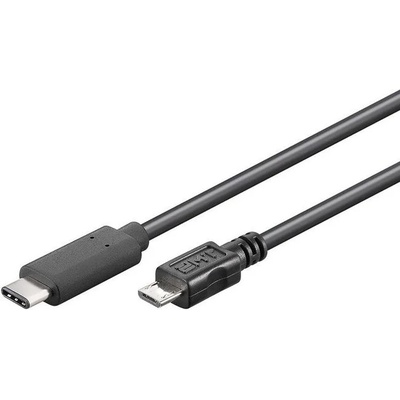 PremiumCord Кабел USB-C/MicroUSB, 60 см (ku31cb06bk)