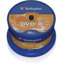 Média pro vypalování Verbatim DVD+R 4,7GB 16x, AZO, spindle, 50ks (43550)
