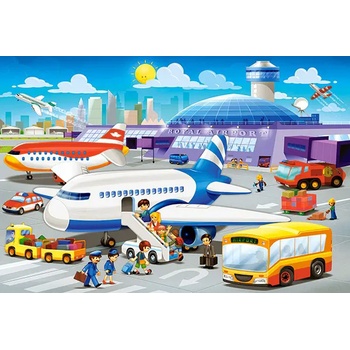 Castorland - Puzzle At day at the airport - 40 - 99 piese