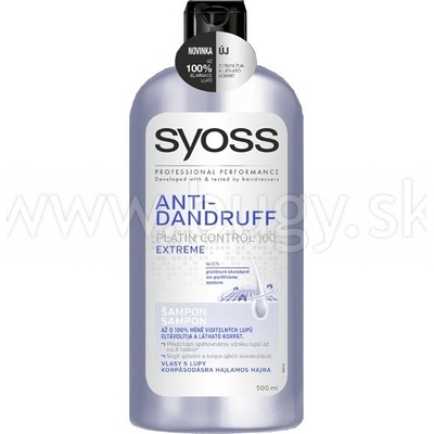 Syoss Anti Dandruff Control šampón na vlasy proti lupinám 500 ml