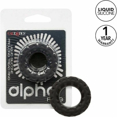 California Exotics Alpha Prolong Tread Ring Black